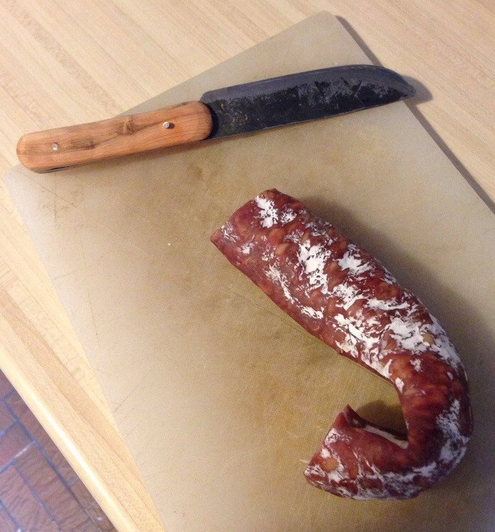 test a la saucisse .... au poil